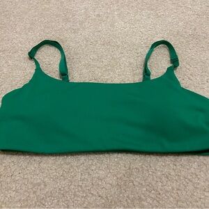 Victoria's Secret PINK Relay Square Neck Sports Bra Green Small